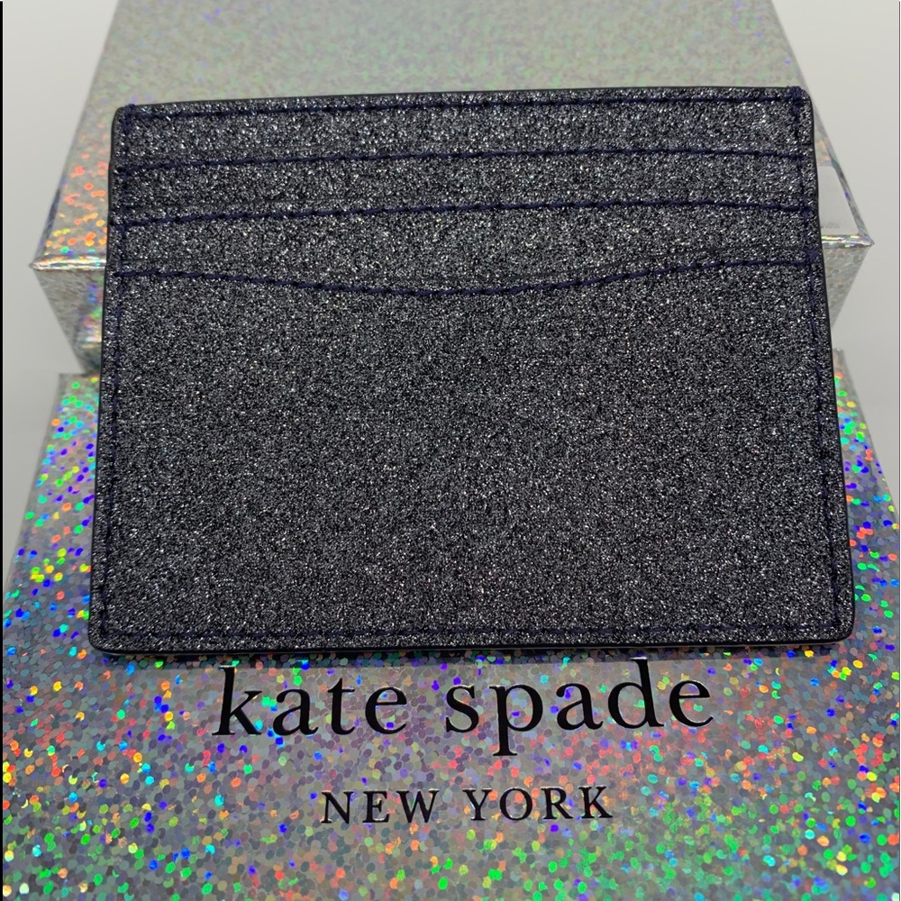 Kate Spade Lola Glitter Boxed Slim Card Ho…
